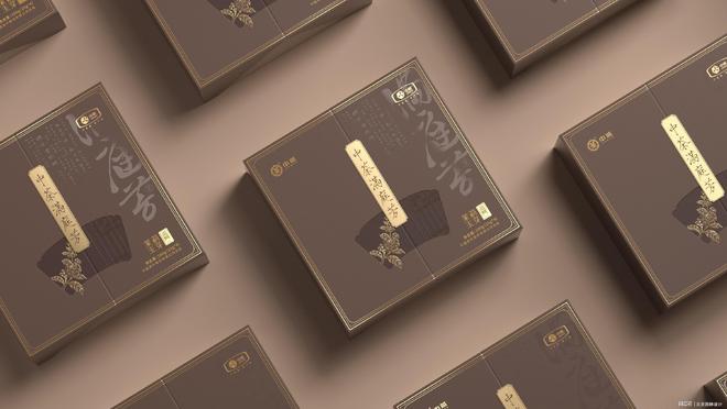 中茶满庭芳茶叶礼盒包装设计(图1)