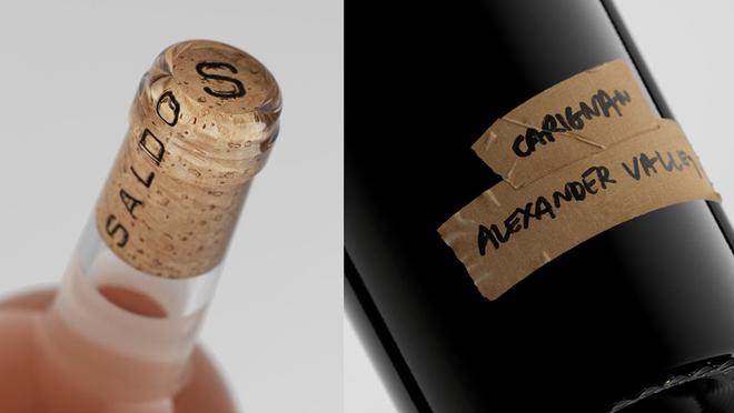 SALDO极致简约的葡萄酒包装简单到极致的红酒标签设计(图3)