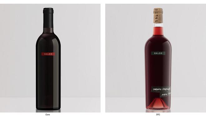 SALDO极致简约的葡萄酒包装简单到极致的红酒标签设计(图2)