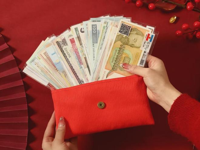 把「118国118张外币」塞进红包隔壁小孩都羡慕哭了！(图6)