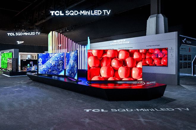 CES系列TCL展出全球首款印刷OLED车载屏(图1)