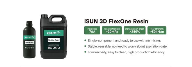 单组分弹性树脂3D打印解决方案重磅发布！(图4)